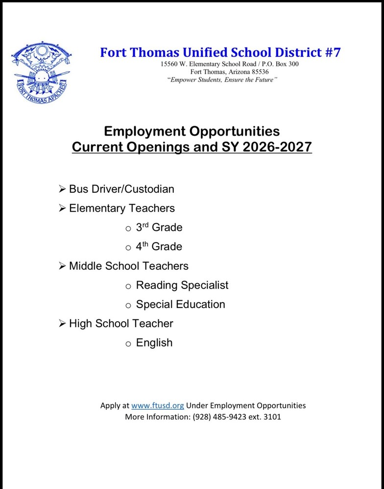 Employment Opportunities