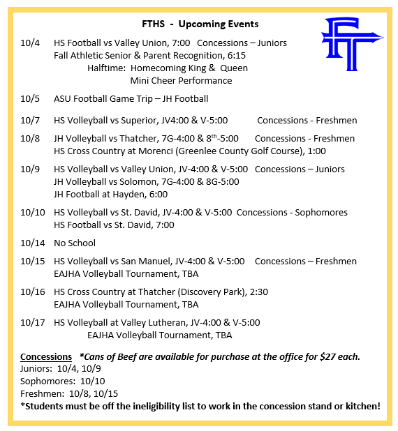 Upcoming Events