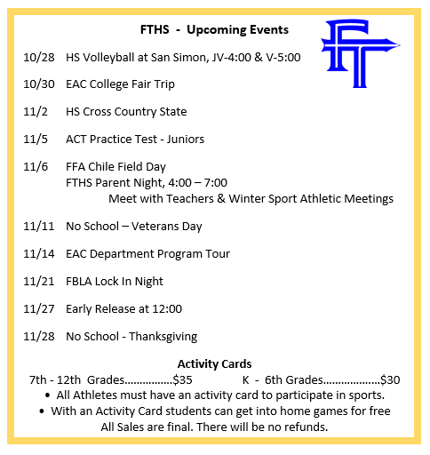 FTHS Events