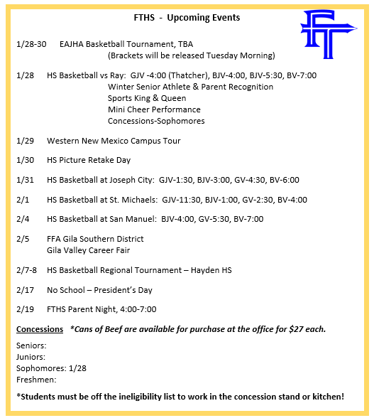 FTHS Events