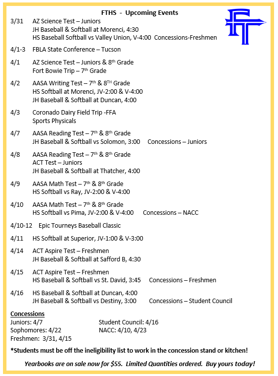 FTHS: Events