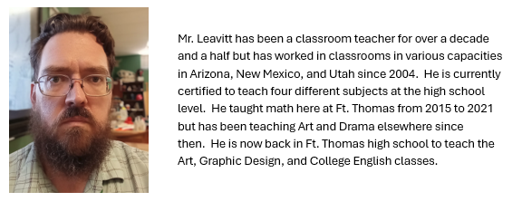 New HS Art Teacher