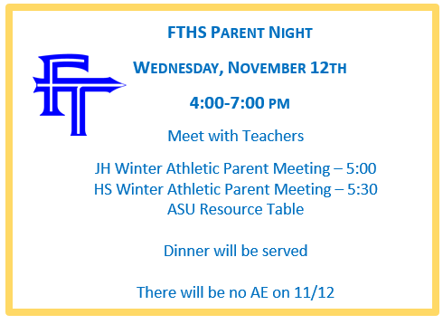 FTHS Parent Night