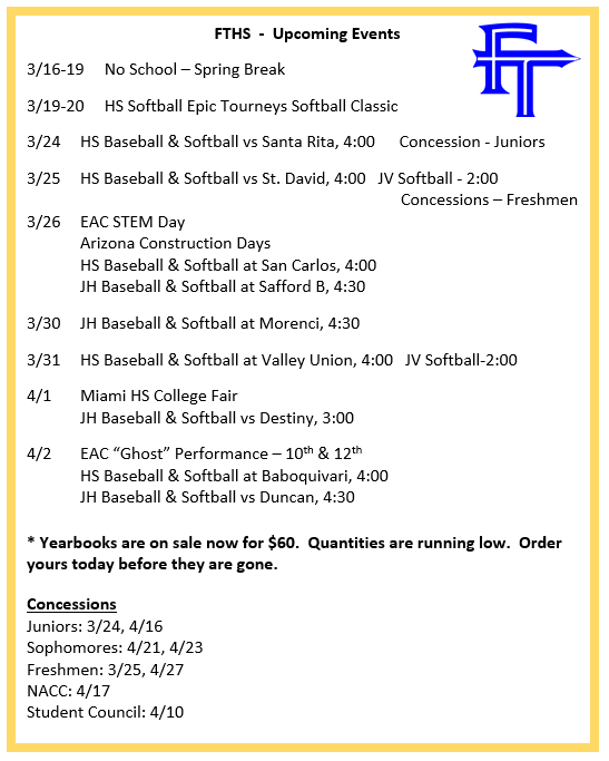 FTHS Events