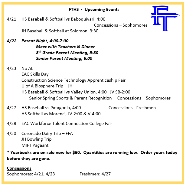 FTHS Events