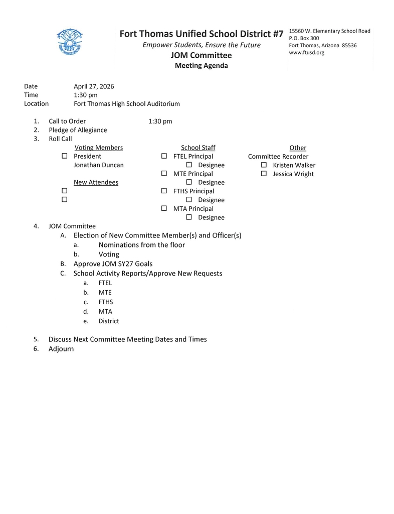 Indian Education Committee & Johnson O'Malley Meeting