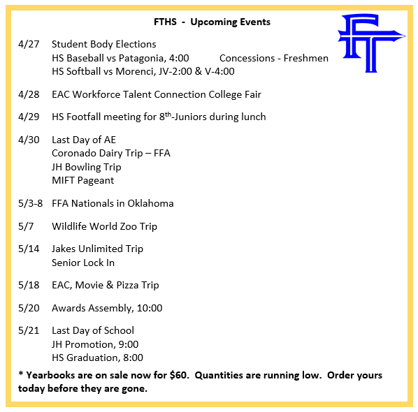 FTHS Events