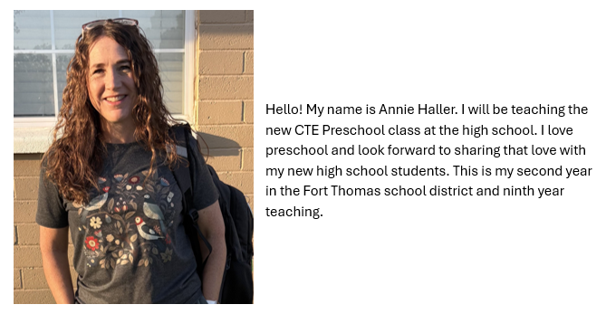 Welcome Annie Haller!