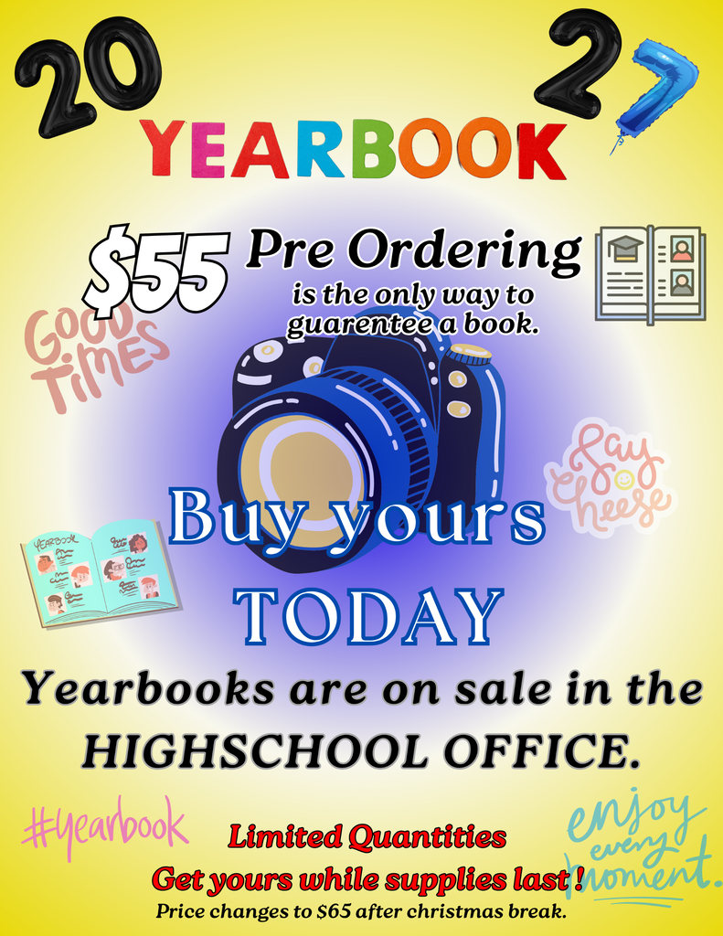 yearbook flyer