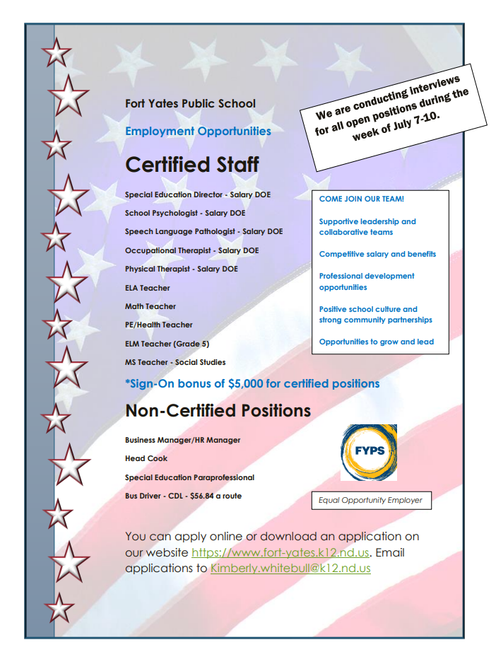 Employment Opportunities