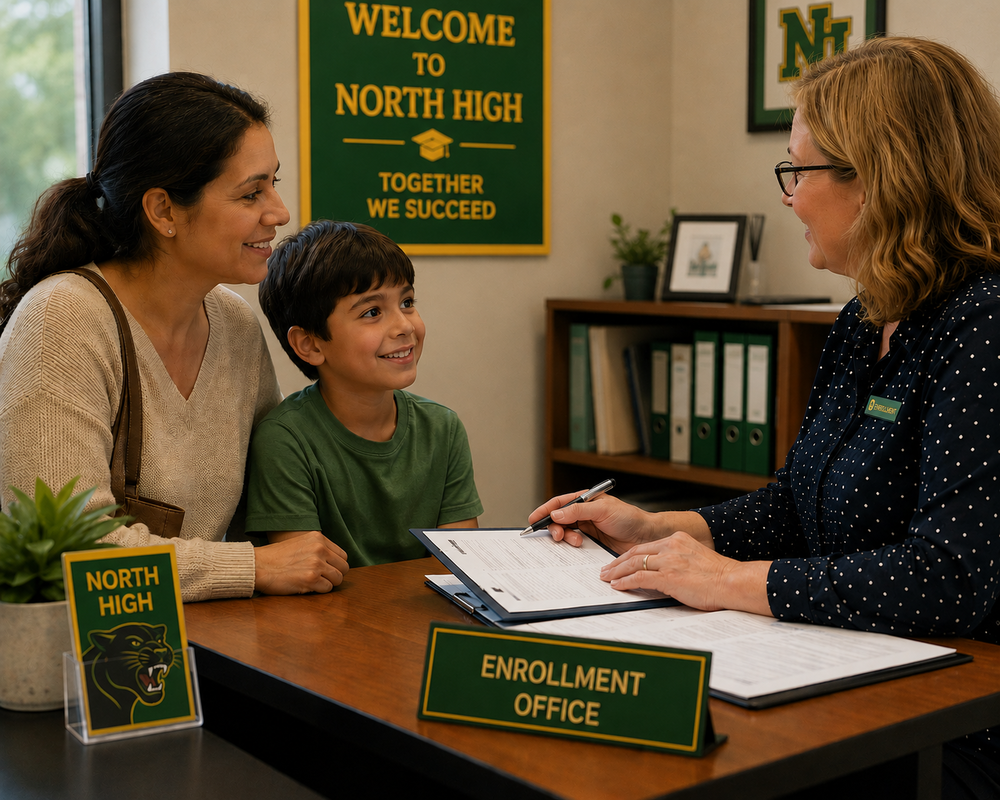 Parent enrolling student