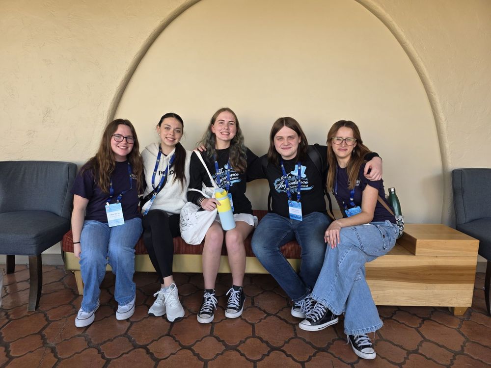 Our troupe presenters posing for a photo.