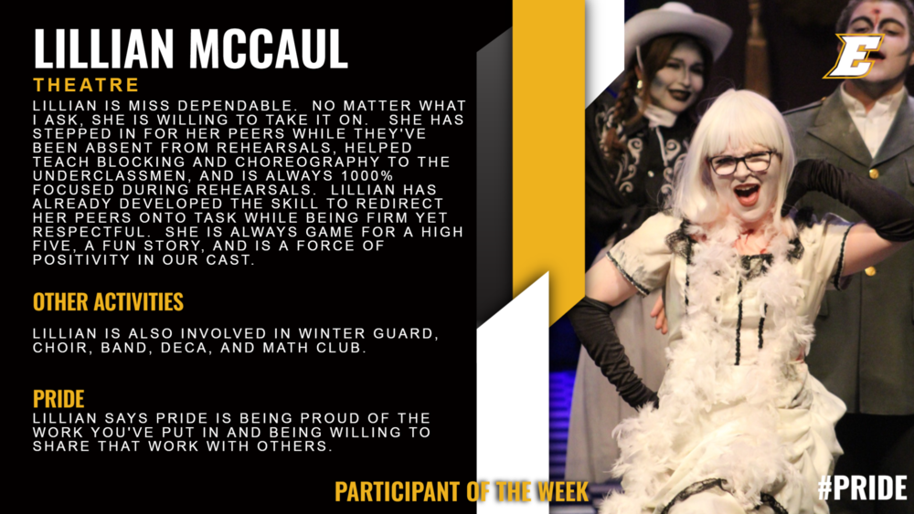Lillian McCaul infographic