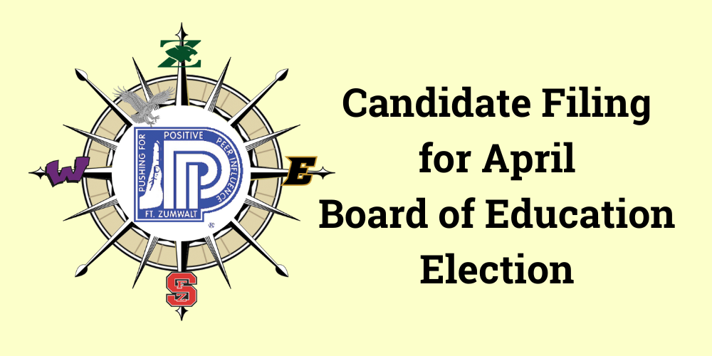 FZSD compass logo with Candidate Filing for April Board of Education Election