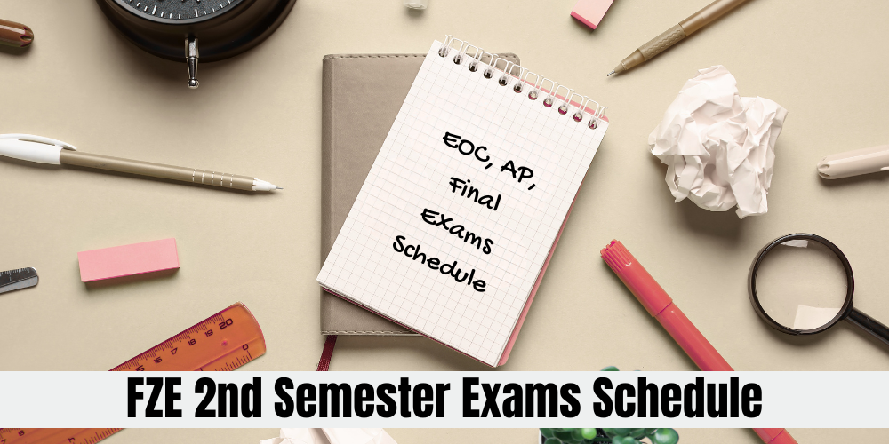 FZE 2nd Semester Exams Schedule