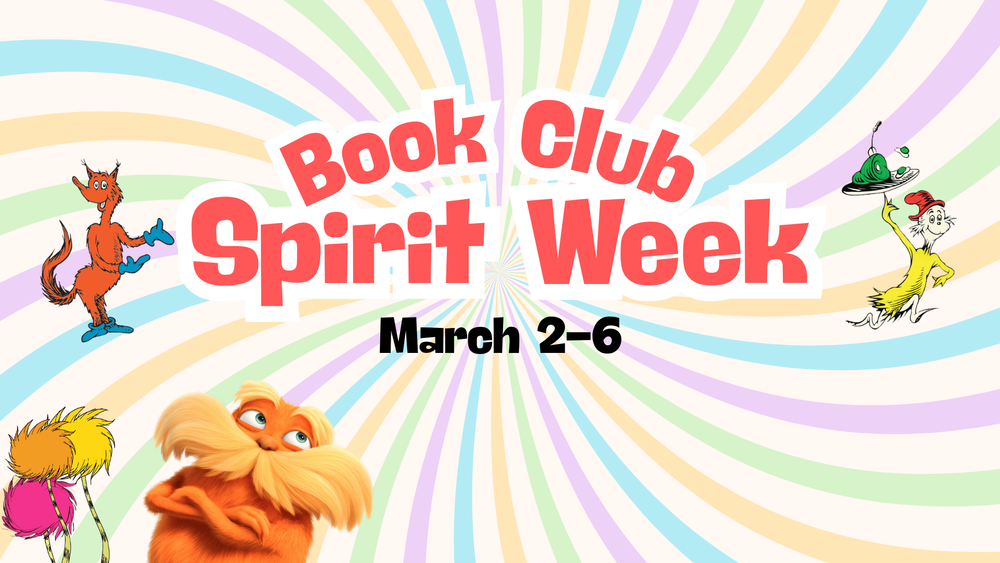 Book Club Spirit week March 2-5