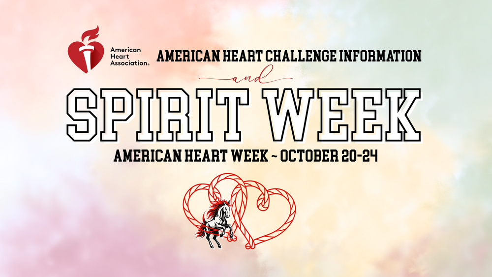 spirit week - american heart week - october 20-24