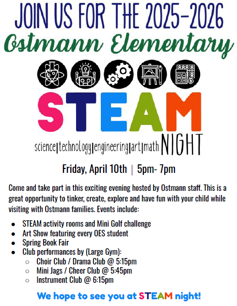 STEAM night Information