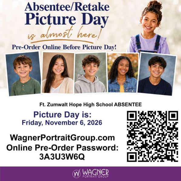 Flyer for picture retake day