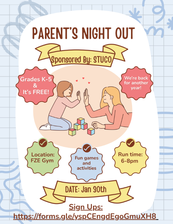 Parent Night Out Flyer