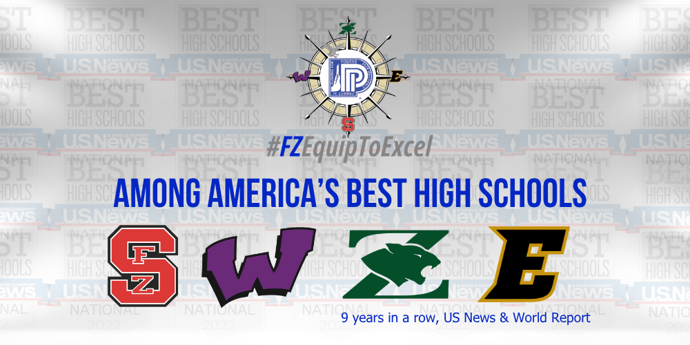Among America's Best High Schools, 9 years in a row
