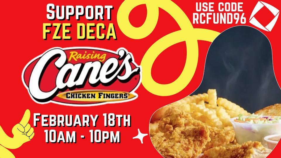 Cane's Fundraiser