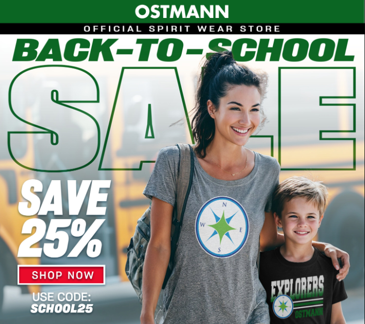 Back to School  Spirit Wear Sale