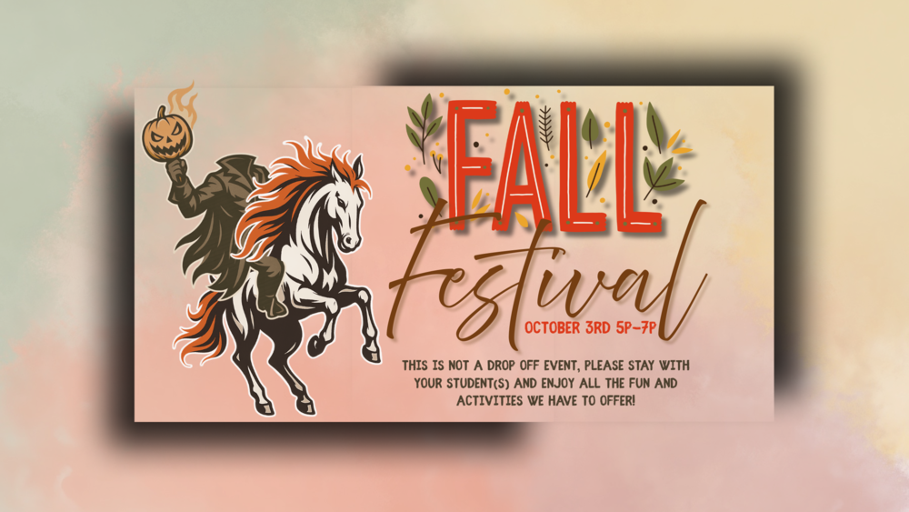 Fall Festival October 3rd