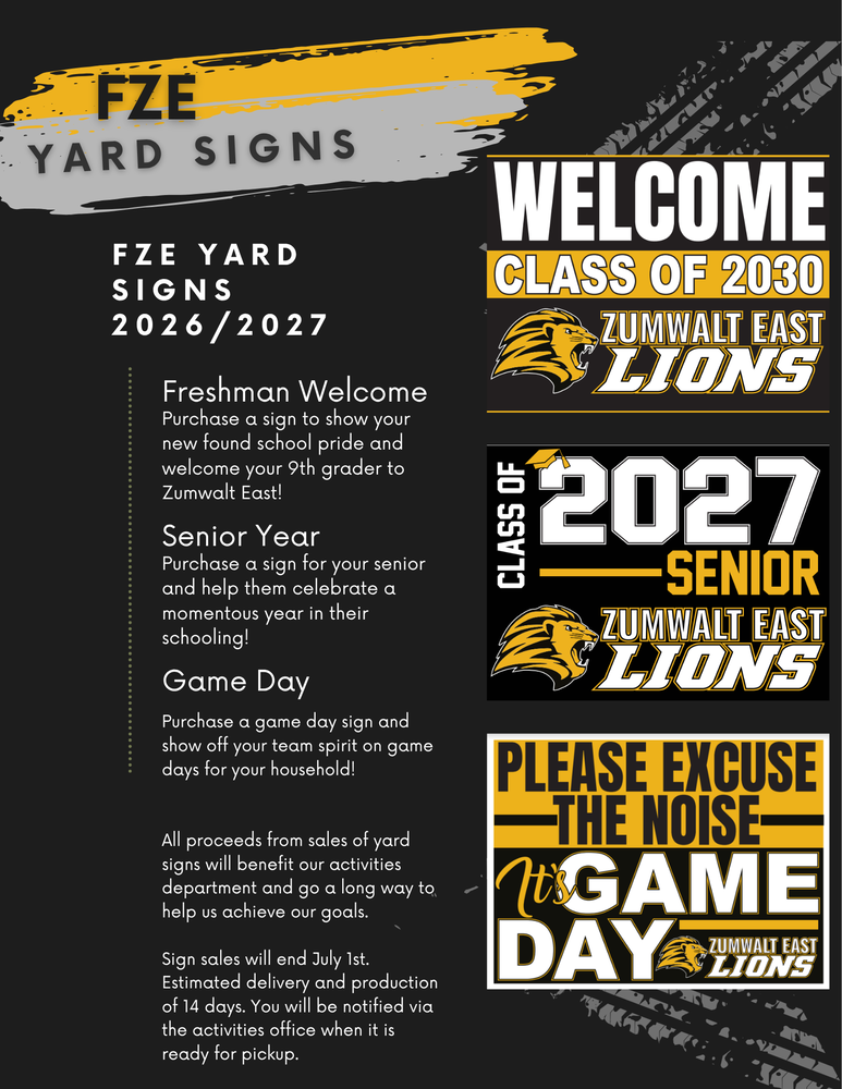 Yard Sign Infographic