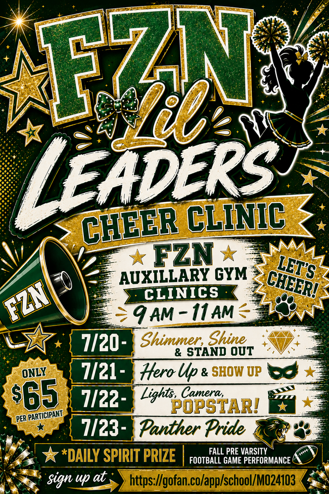 FZN Youth Cheer Camp Flyer