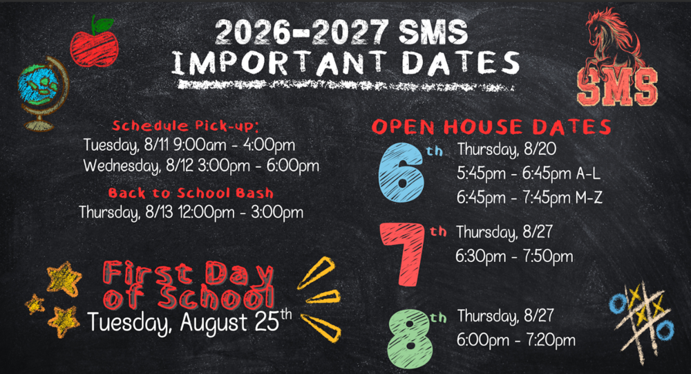 SMS 2026-2027 Important Dates
