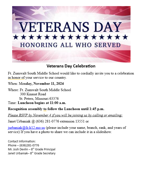 Veterans Day Flyer