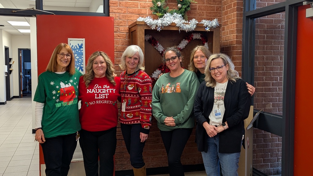 Support Staff wearing Holiday gear