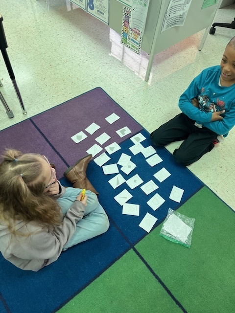 Second Grade Math Center Work