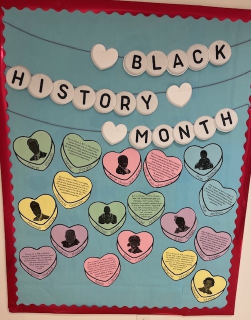 4th Grade Black History Bulletin Board