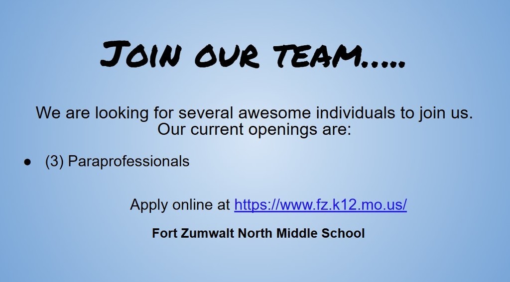 Join our team!