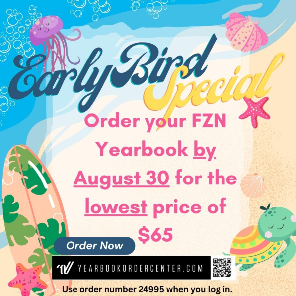 Yearbook Ad: visit yearbookordercenter.com to order a yearbook. Use code 24995.