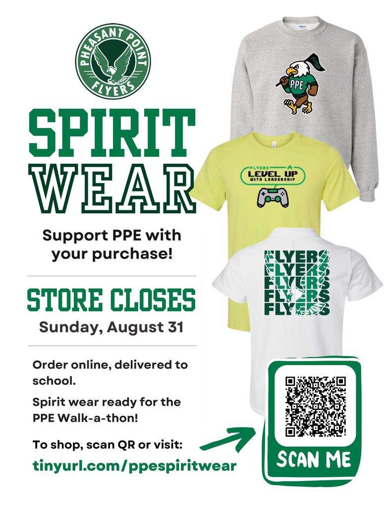 PPE Spiritwear 8.31.25