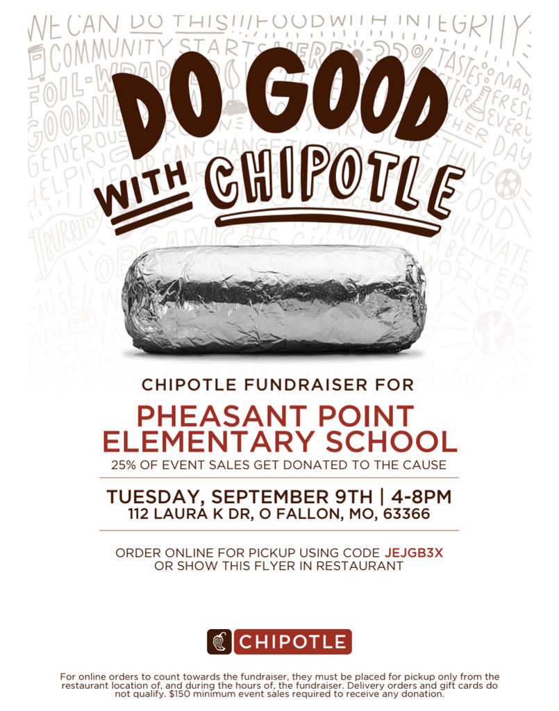 Chipotle Fundraiser 9.9.25