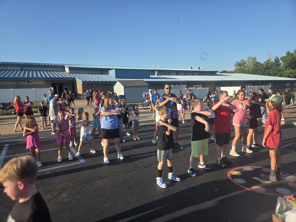 Back to School Bash line dancing