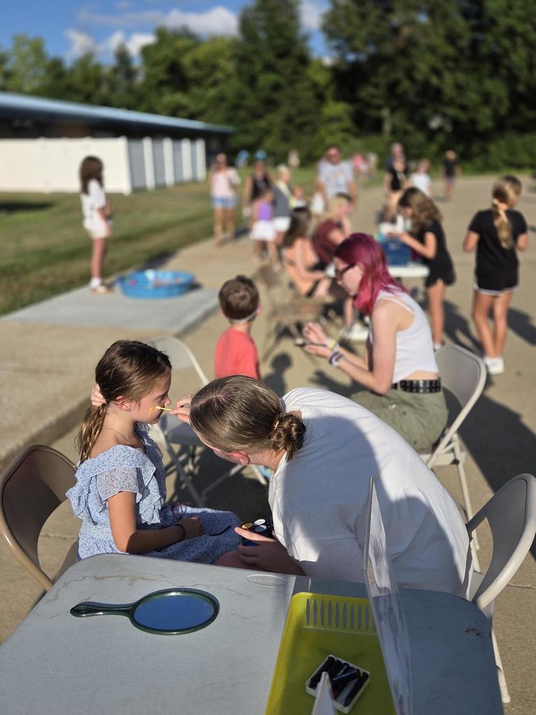 Back to School Bash face painting
