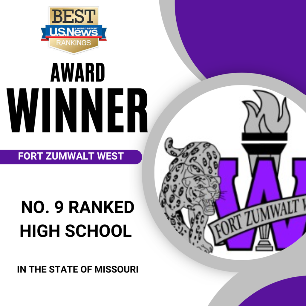 West continues to be among the best! Once again this year, we are ranked among the top 10 high schools in the state of Missouri as part of the annual U.S. News and World Report rankings.