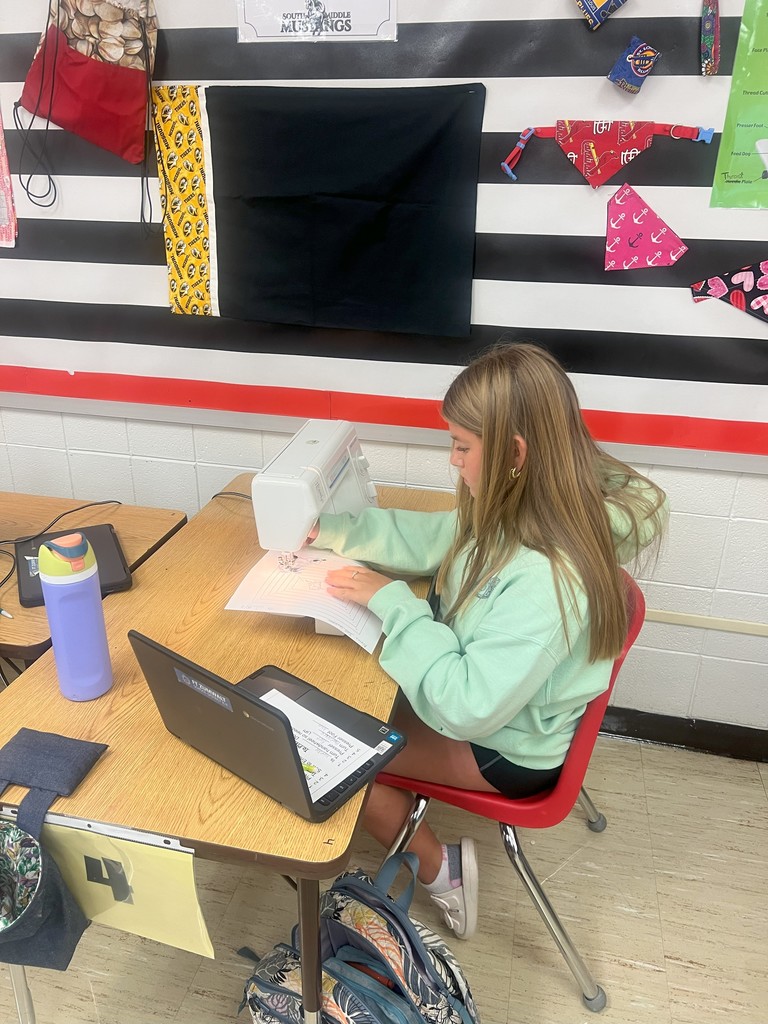 FACS students jumped right back into using the sewing machines and practiced making perfect pivots!