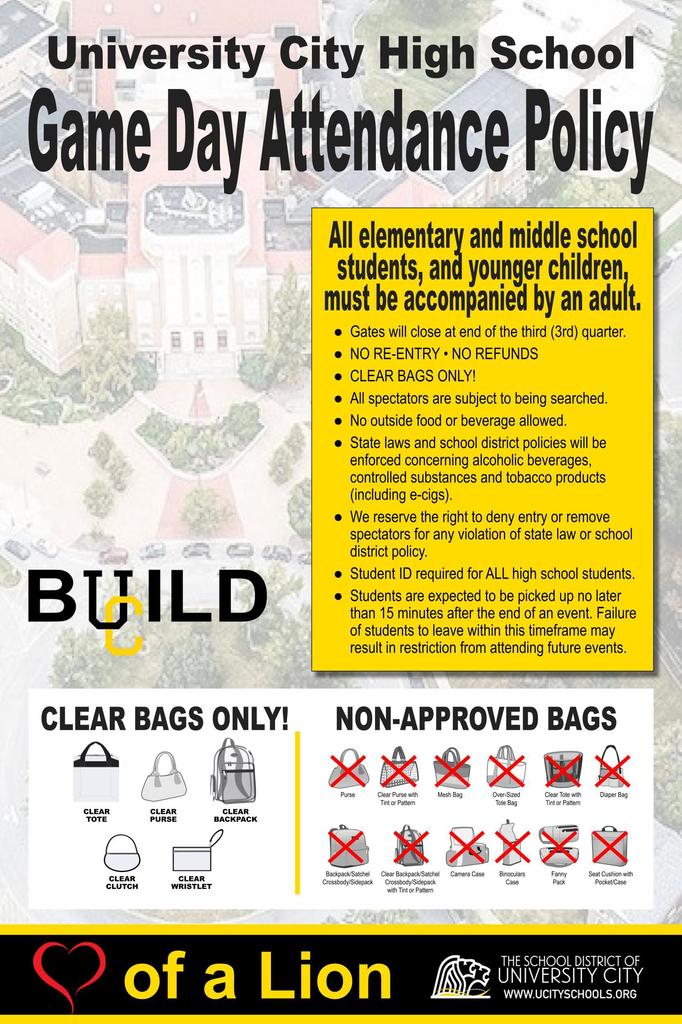 Game day restrictions.