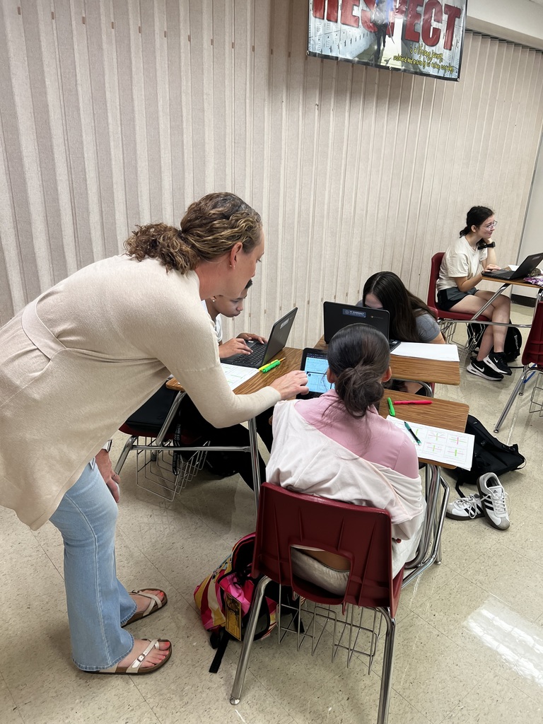 Students in Mrs. Thompson's class were learning about coordinate points! Students were having meaningful conversations and working hard!
