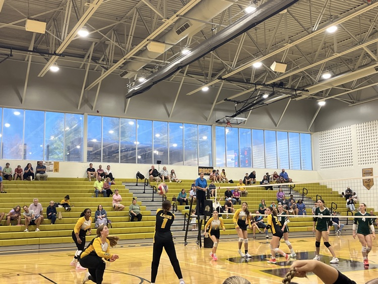 JV volleyball receiving