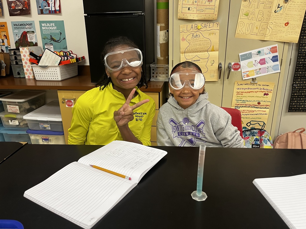 Lab safety! Mrs. Murray did a great job teaching our sixth grade science students lab safety procedures before getting started with their labs  🧪 