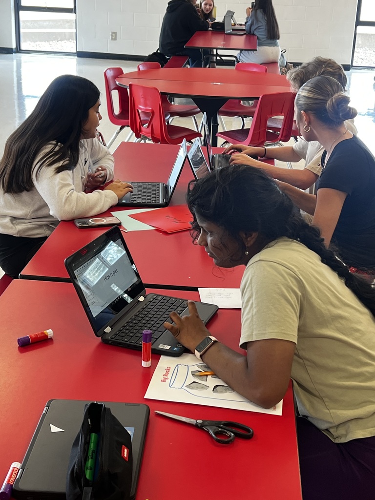 Our PPI Leaders had their first lesson prep yesterday! Our Leaders are getting geared up to teach students how to get connected at South Middle!