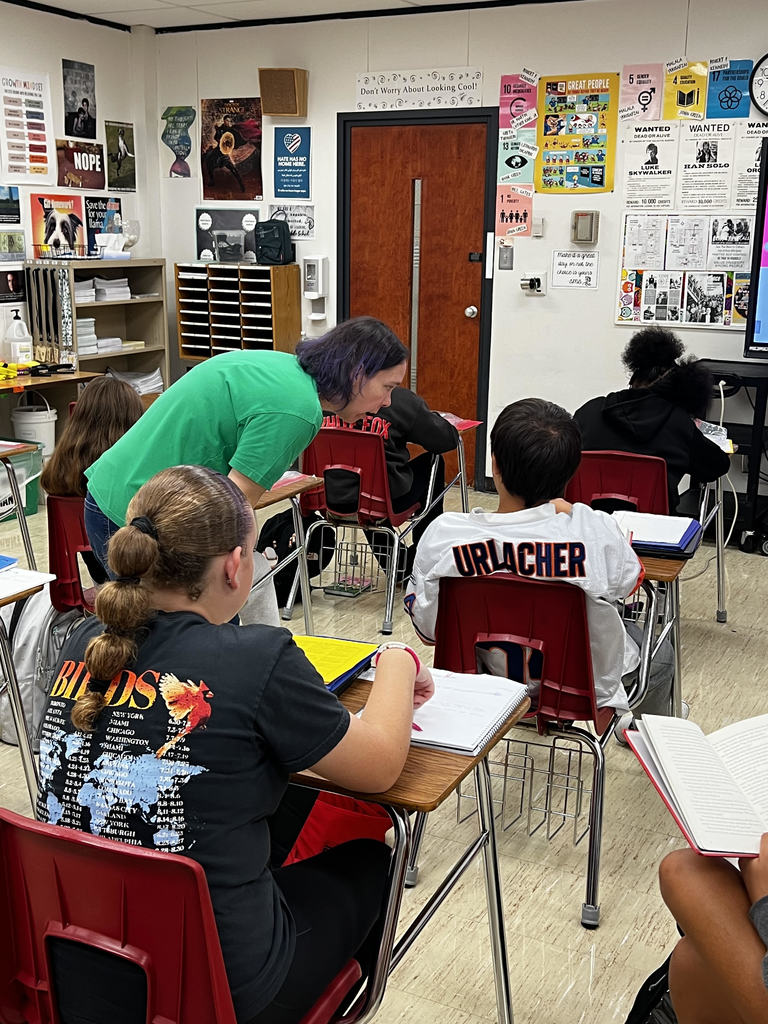 Ms. Grant and her students are working hard on connecting to their novels! Students were also learning about analogies! 