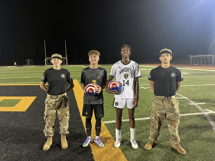 Ethan Scott of FHN and Tyler Baxter of FZE posing with their match balls 